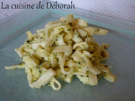 Pâtes à la crème de courgettes Cuisine de Deborah Pâtes à la crème de courgettes Cuisine de Deborah