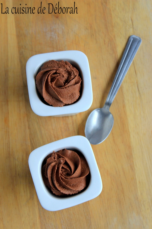 Mousse au chocolat sans oeufs - Cuisine de Deborah Mousse au chocolat sans oeufs - Cuisine de Deborah