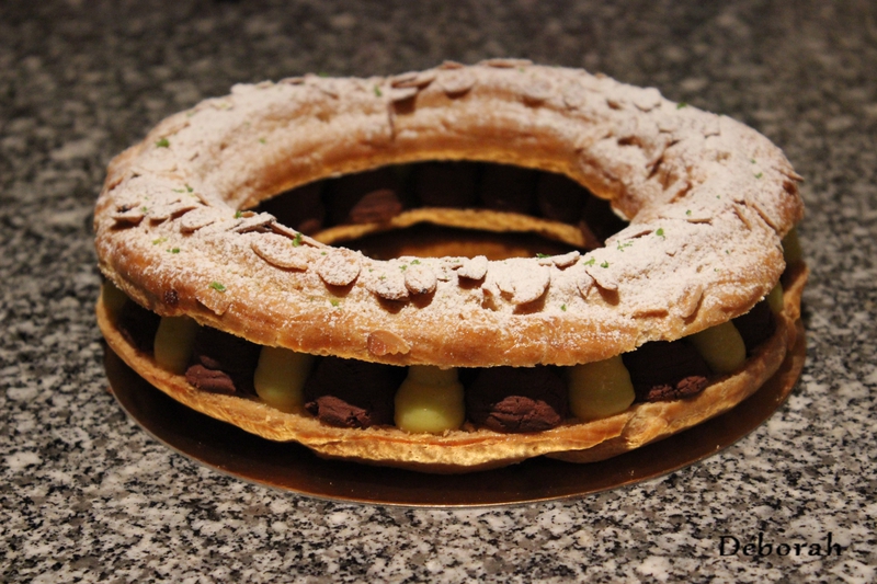 Paris-Brest chocolat gingembre citron vert  - Cuisine de Deborah Paris-Brest chocolat gingembre citron vert  - Cuisine de Deborah