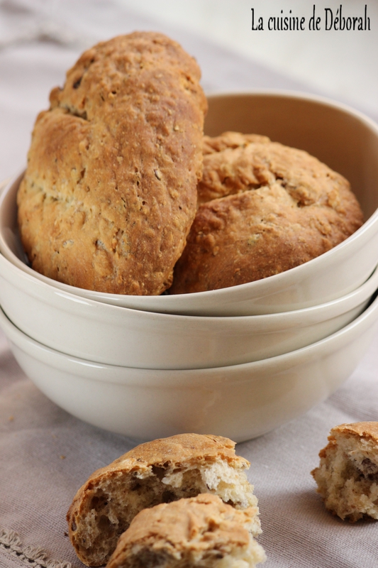 Petits pains au muesli - Cuisine de Déborah Petits pains au muesli - Cuisine de Déborah