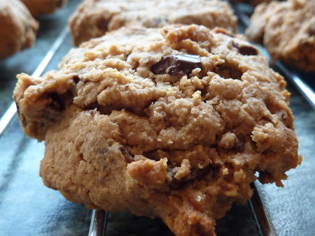 Biscuits à la farine de châtaignes et pépites de chocolat - Cuisine de Deborah Biscuits à la farine de châtaignes et pépites de chocolat - Cuisine de Deborah