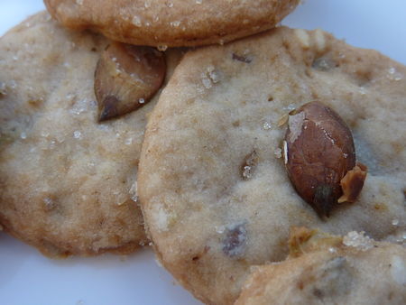 Biscuits aux graines de courges grillées - Cuisine de Deborah Biscuits aux graines de courges grillées - Cuisine de Deborah