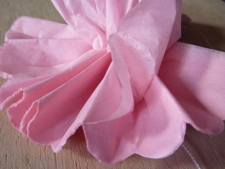 Les pompons en papier de soie - Tutoriel en photos Cuisine de Déborah Les pompons en papier de soie - Tutoriel en photos Cuisine de Déborah