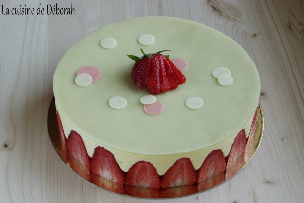 Le fraisier Cuisine de Deborah