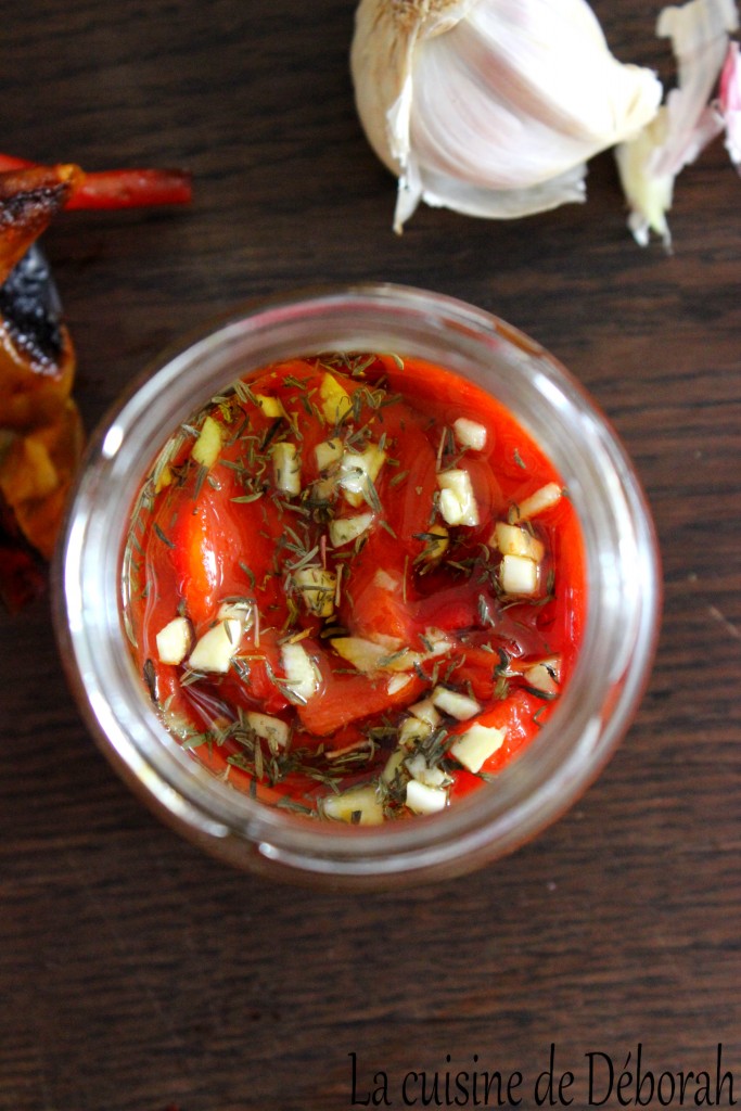 Poivrons marinés à l'huile d'olive   Cuisine de Déborah Poivrons marinés à l'huile d'olive   Cuisine de Déborah