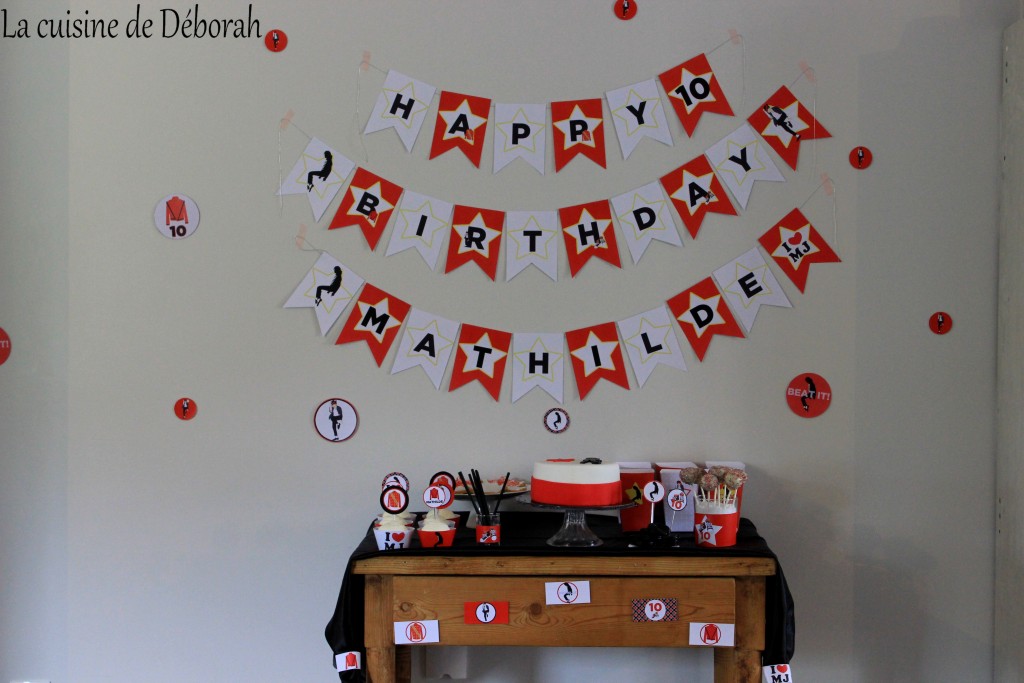 Sweet table Michael Jackson Cuisine de Deborah
