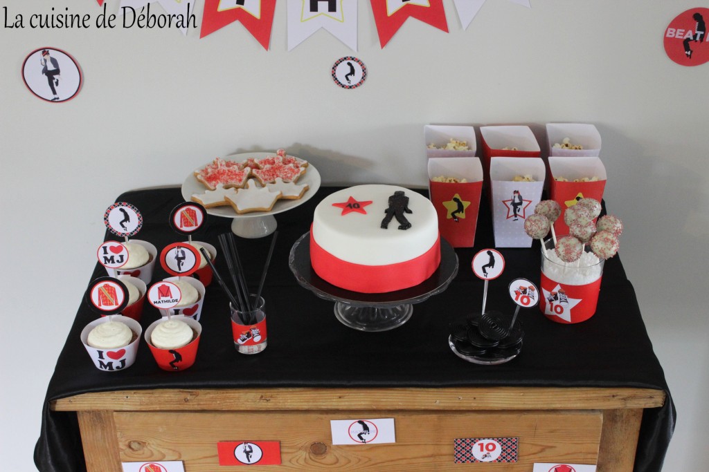 Sweet table Michael Jackson Cuisine de Deborah