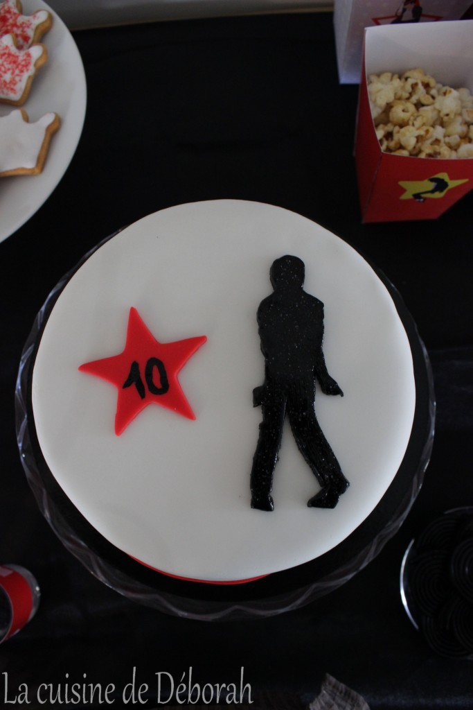 Gâteau pâte à sucre Michael Jackson Cuisine de Deborah