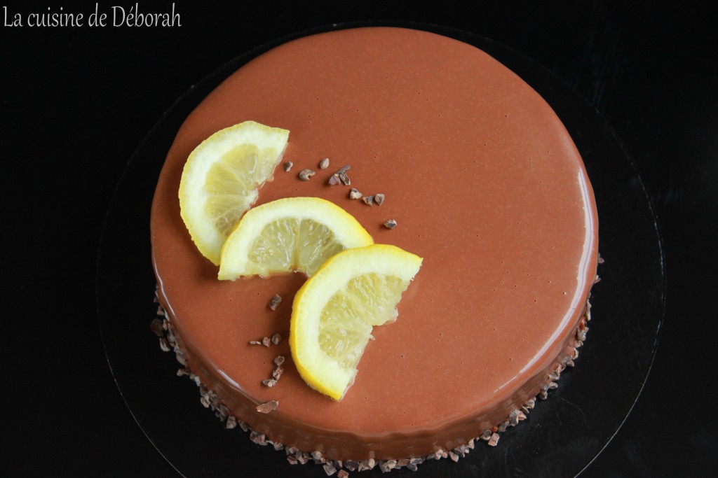 Entremets citron-chocolat  La cuisine de Deborah