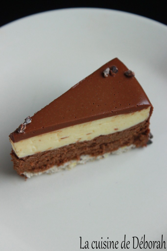 Entremets citron-chocolat  La cuisine de Deborah