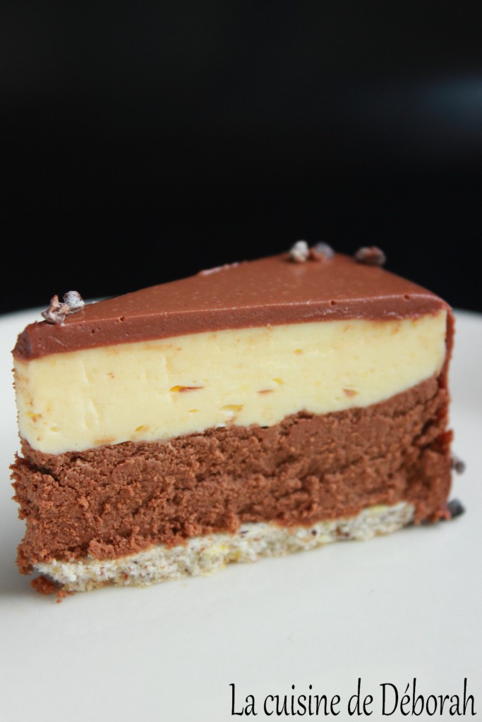 Entremets citron-chocolat  La cuisine de Deborah