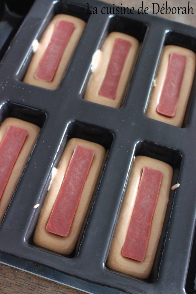 Bûches chocolat au lait et griotte Cuisine de Deborah