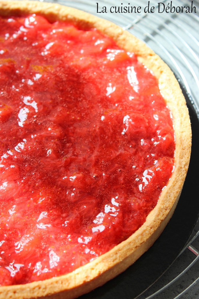 Tarte panna cotta aux fraises Cuisine de Deborah