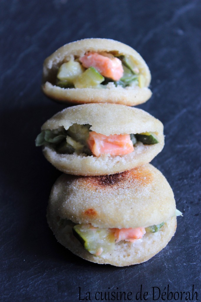 Minis batbouts saumon-courgette   Cuisine de Deborah Minis batbouts saumon-courgette   Cuisine de Deborah