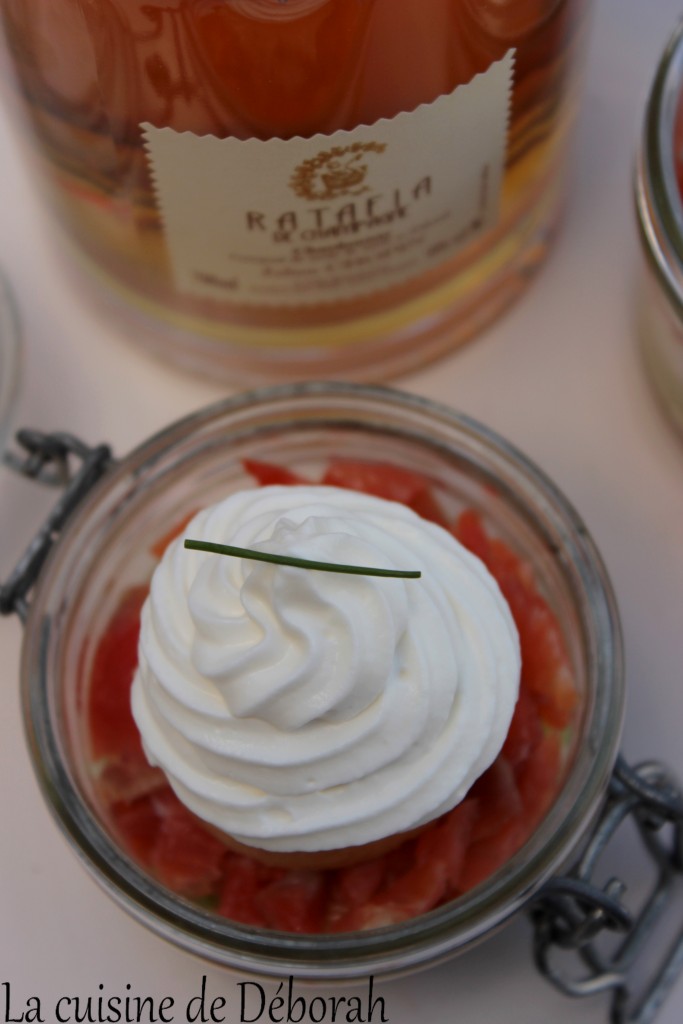 Baba au Ratafia sur lit de poireaux et de saumon   La cuisine de deborah