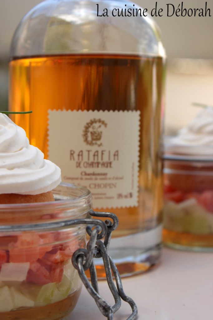 Baba au Ratafia sur lit de poireaux et de saumon   La cuisine de deborah