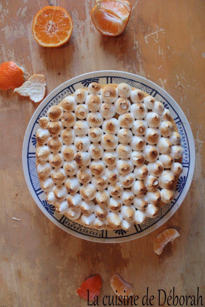 Tarte à la clémentine meringuée   Cuisine de Deborah