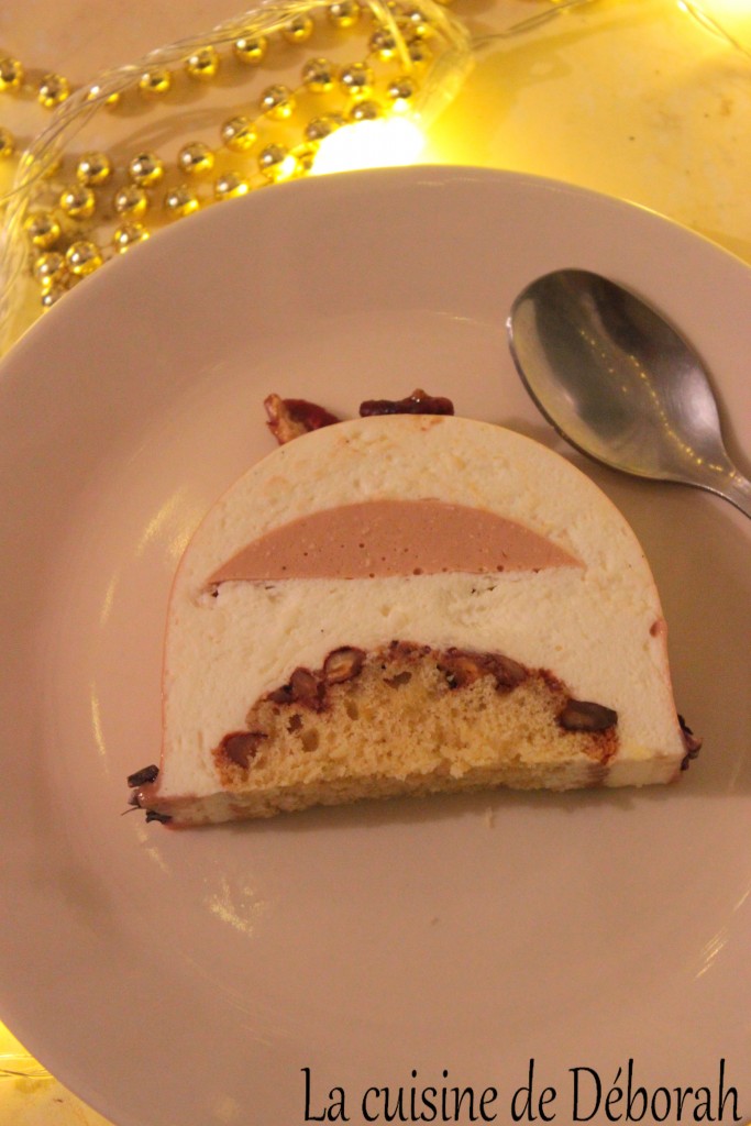 Bûche vanille pécan érable La cuisine de Deborah