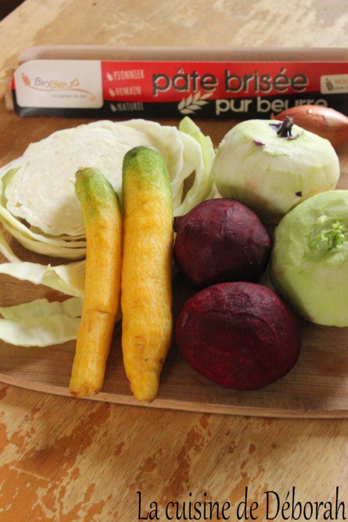 Tarte choux raves, betteraves et carottes cuisine de deborah Tarte choux raves, betteraves et carottes cuisine de deborah