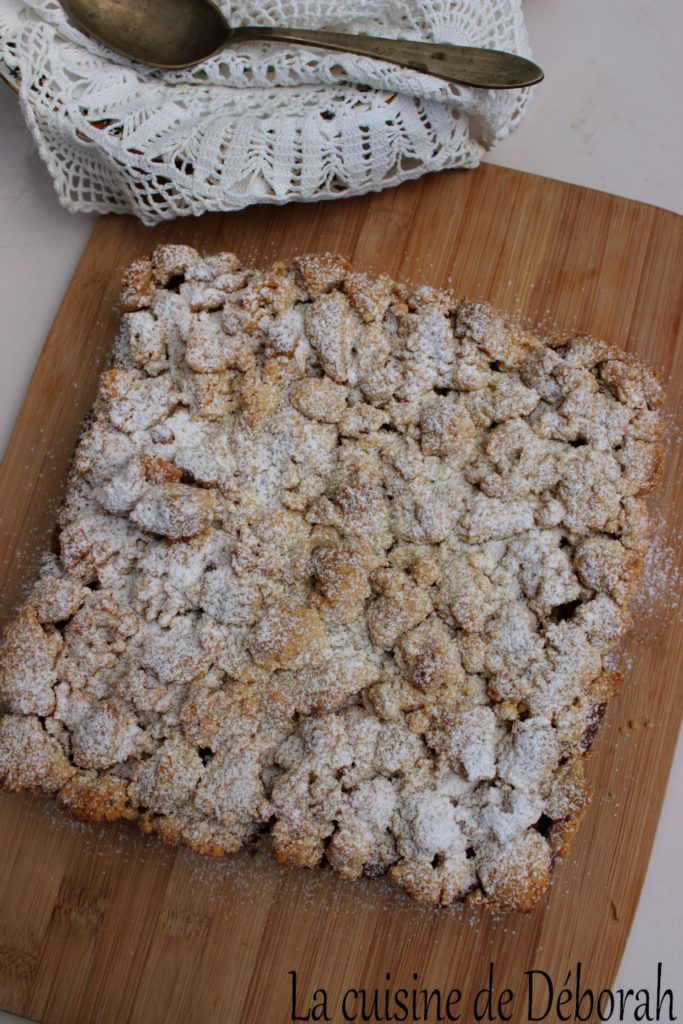 Crumbcake à la rhubarbe cuisine de deborah Crumbcake à la rhubarbe cuisine de deborah