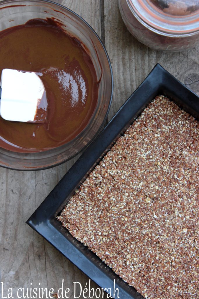 Barres crues, avoine chocolat et tahini Cuisine de Déborah
