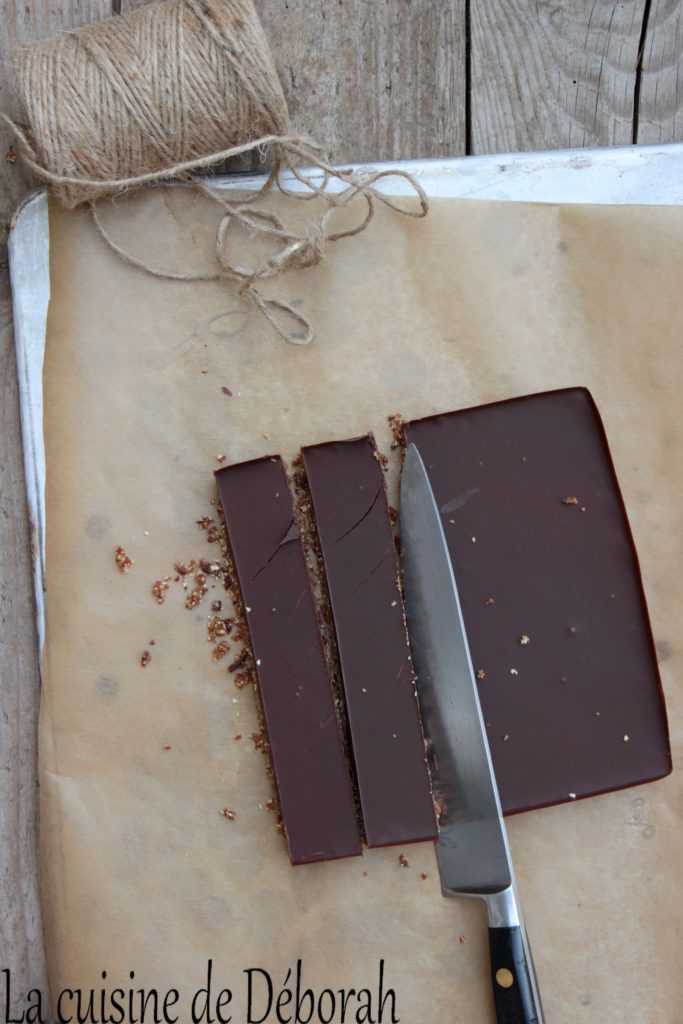 Barres crues, avoine chocolat et tahini Cuisine de Déborah