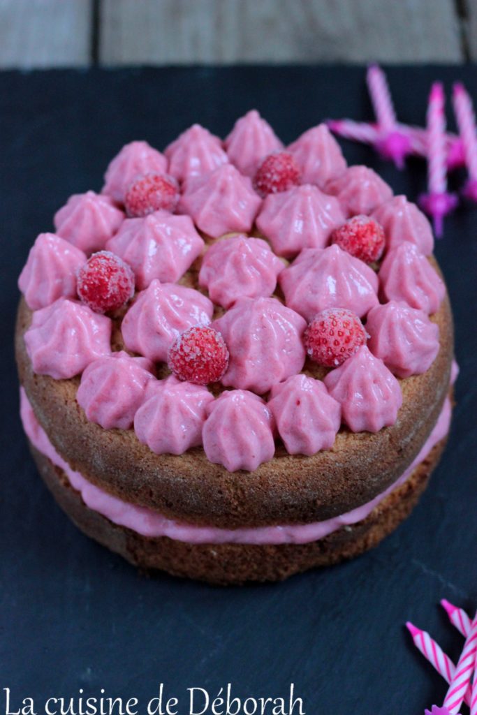Gâteau à la fraise cuisine de deborah Gâteau à la fraise cuisine de deborah