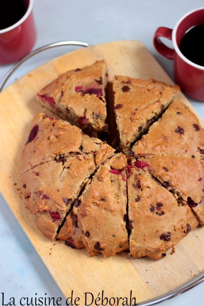 Scones framboises et pépites de chocolat Scones framboises et pépites de chocolat