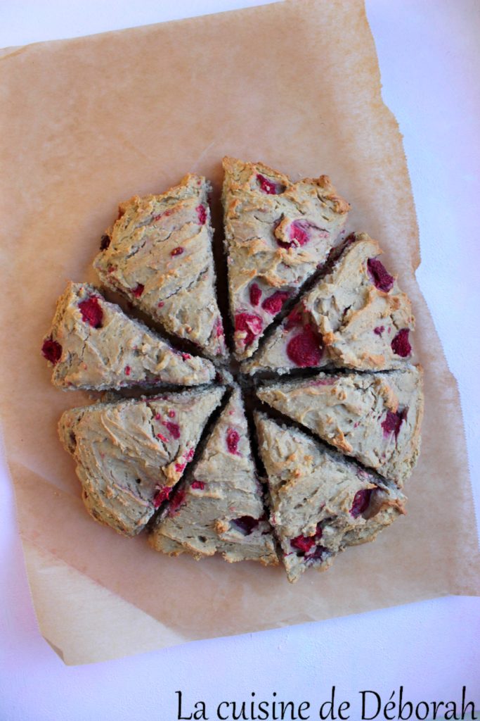 Scones framboises et pépites de chocolat Scones framboises et pépites de chocolat
