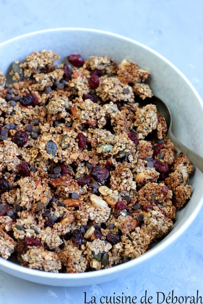 Granola aux graines et aux fruits secs      cuisine de deborah