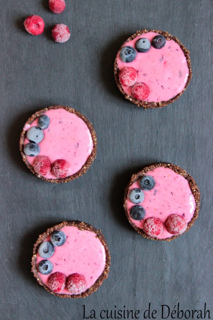 Tartelettes crues aux fruits cuisine de deborah