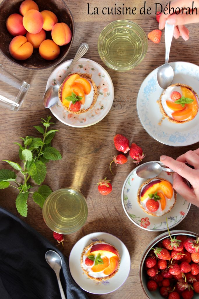Tartelettes crues aux fruits cuisine de deborah