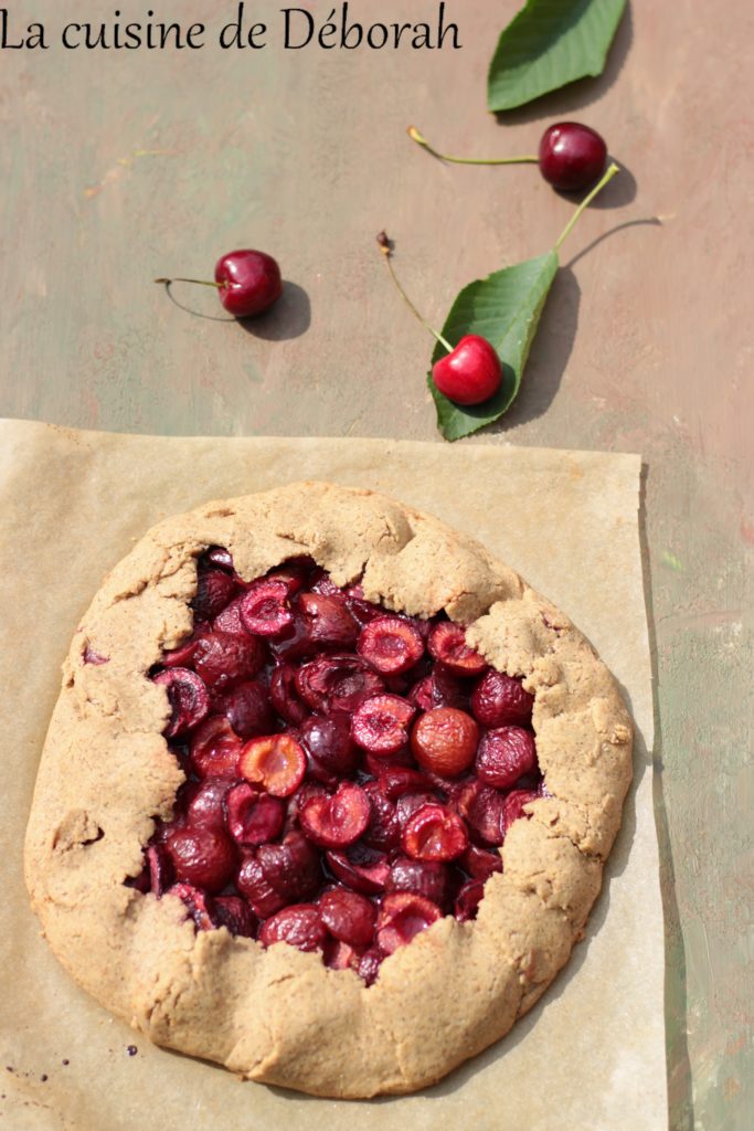 Tarte rustique aux cerises cuisine de deborah Tarte rustique aux cerises cuisine de deborah