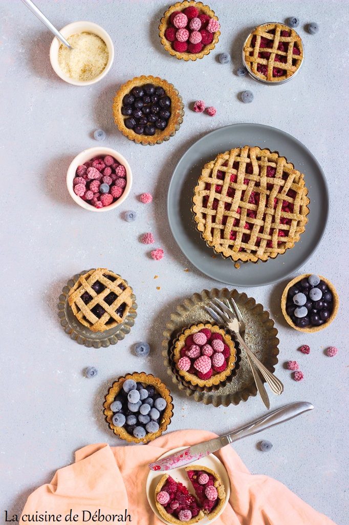 Tartelettes framboises et myrtilles cuisine de deborah Tartelettes framboises et myrtilles cuisine de deborah