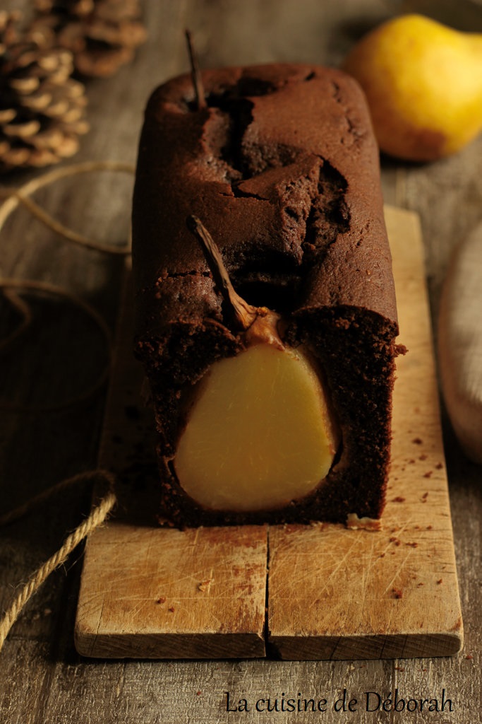Cake poires et chocolat la cuisine de deborah Cake poires et chocolat la cuisine de deborah