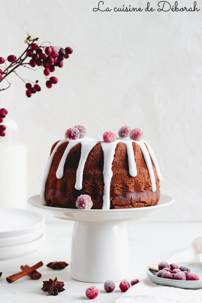 Bundt cake façon pain d'épices