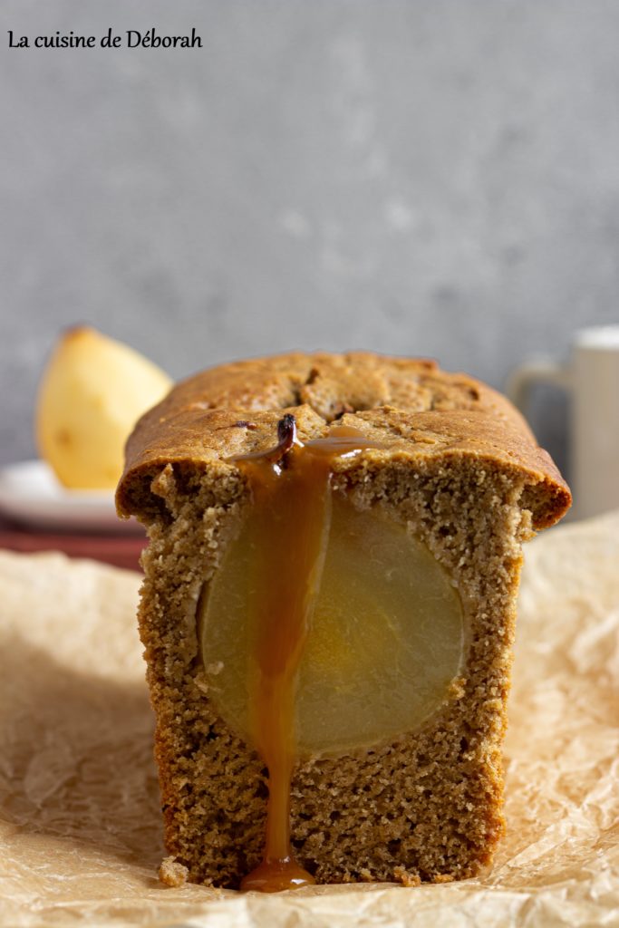 Cake poires caramel     cuisine de deborah Cake poires caramel      cuisine de deborah