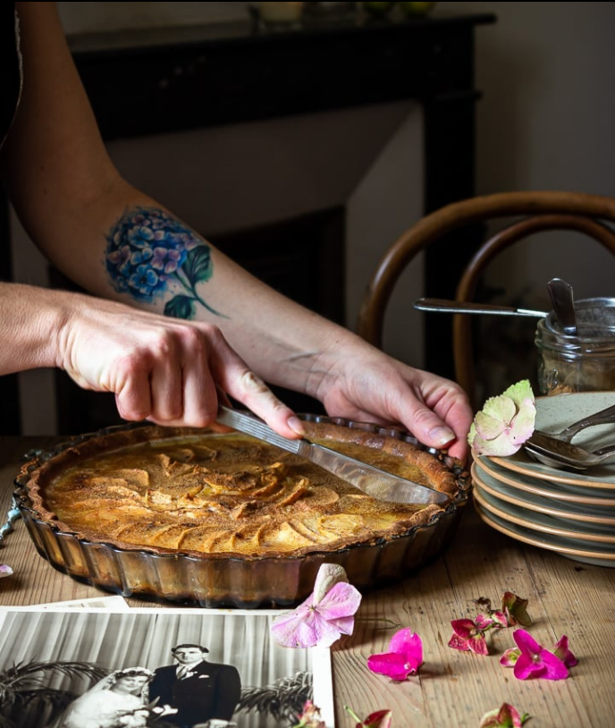 La tarte aux pommes de ma grand-mère       cuisine de deborah