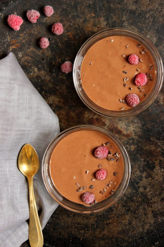 Crèmes au chocolat vegan