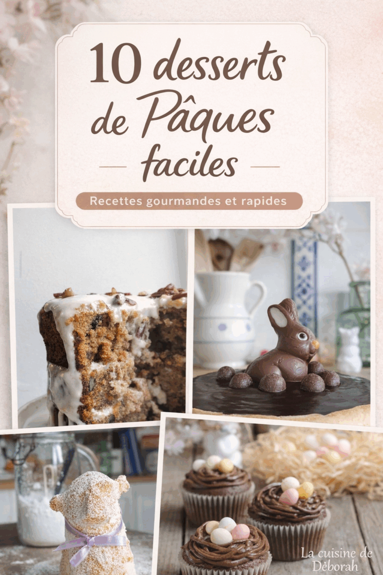 desserts de Pâques faciles chocolat carrot cake biscuits - la cuisine de deborah