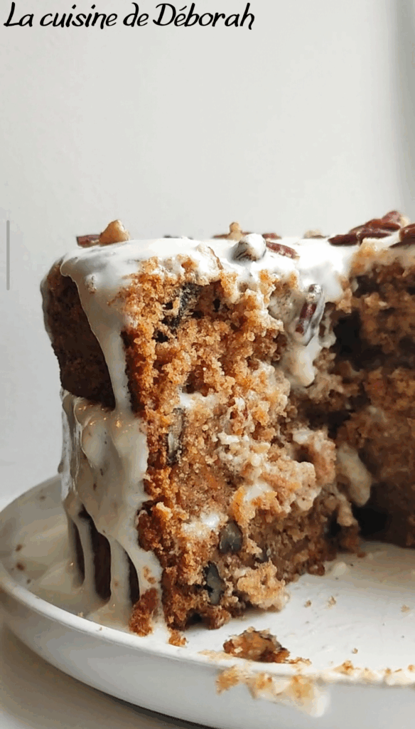 Carrot cake ultra moelleux - la cuisine de deborah